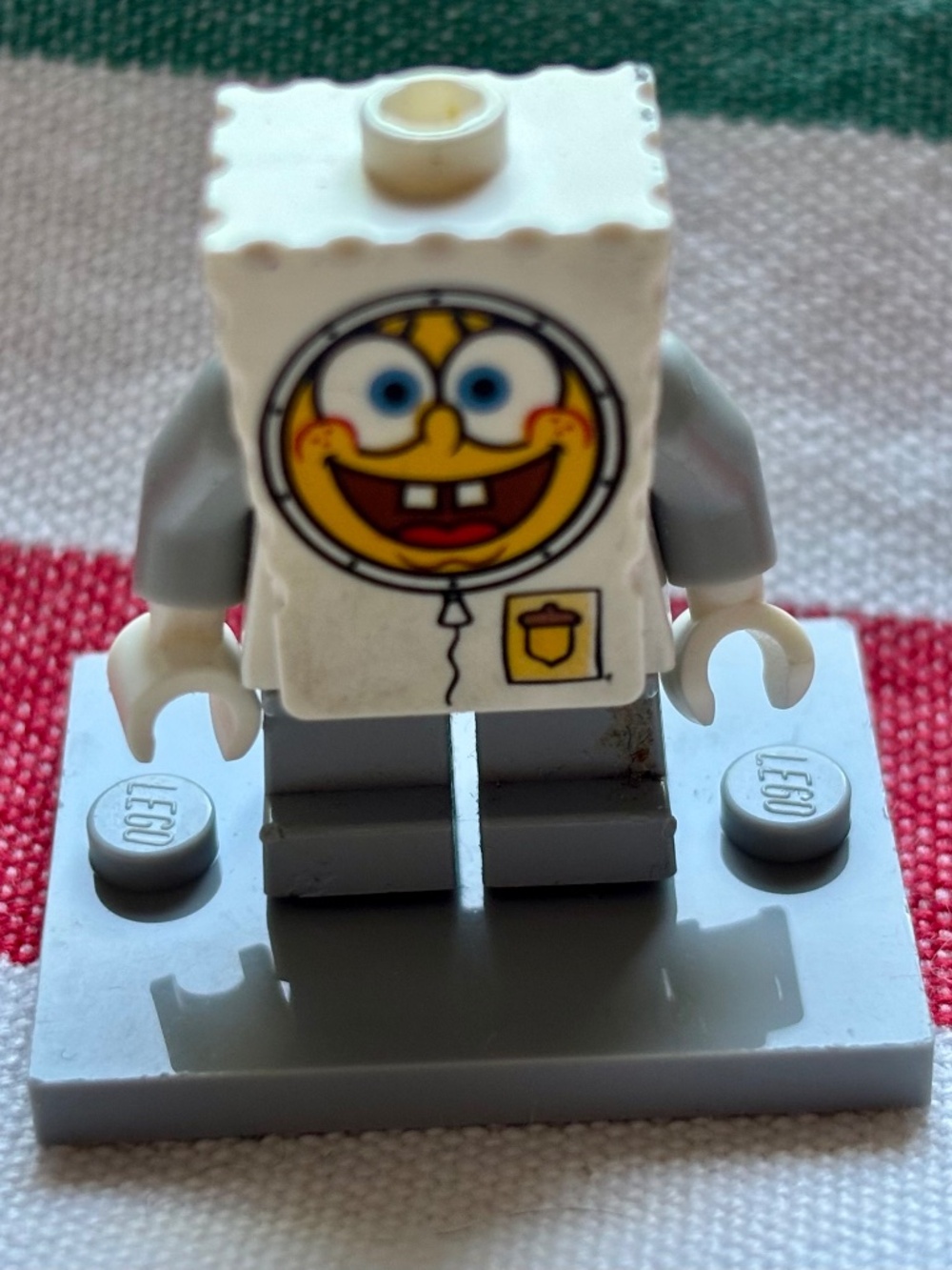 LEGO SPONGEBOB SQUAREPANTS "SpongeBob ~ Astronaut" bob014 with stand